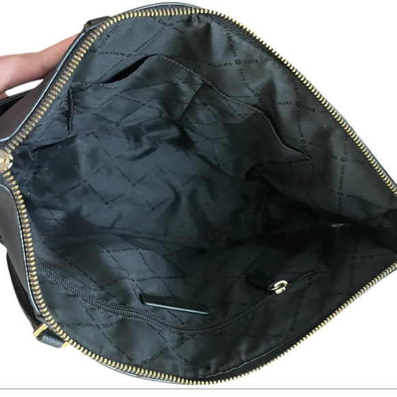 MICHAEL KORS Black Tote Bag W Side Pockets Classic Bag - Picture 12 of 16